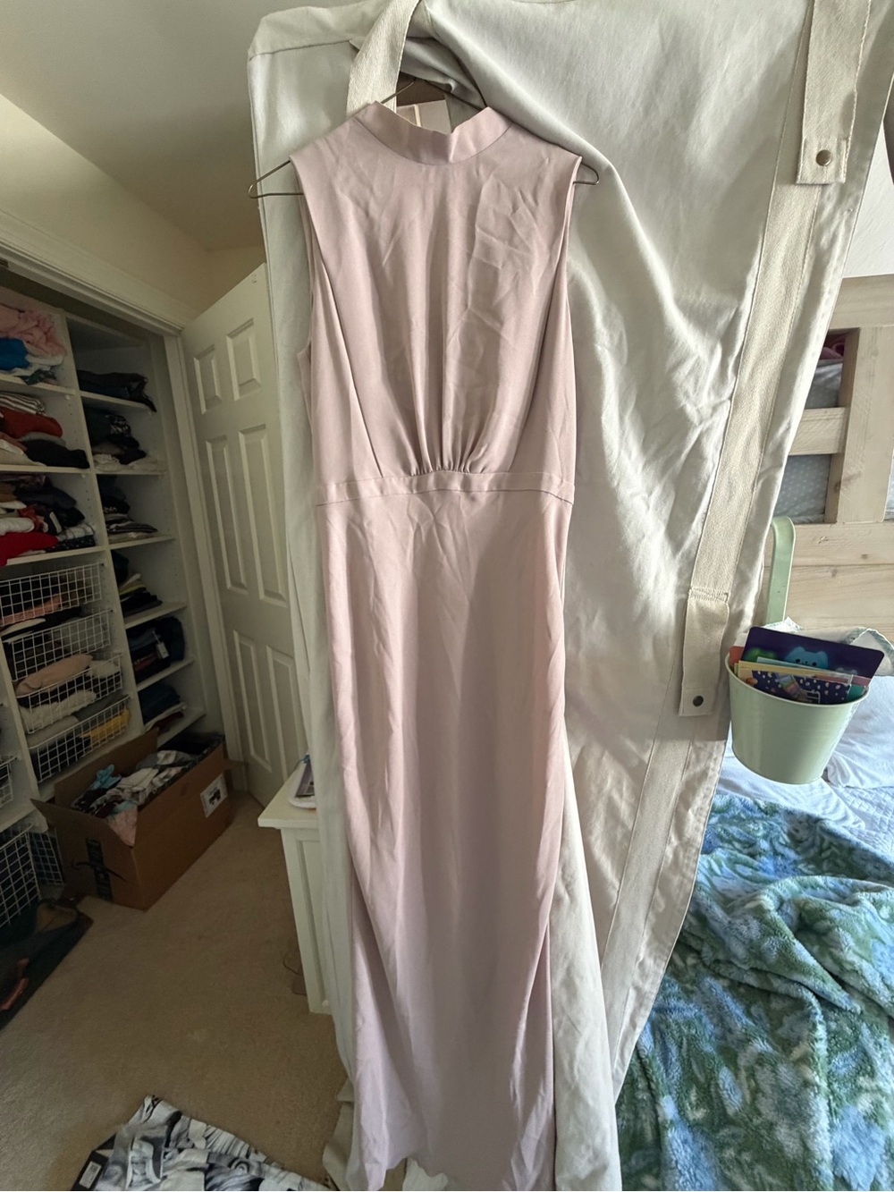 Blush Pink Sleeveless V-Neck Jumpsuit